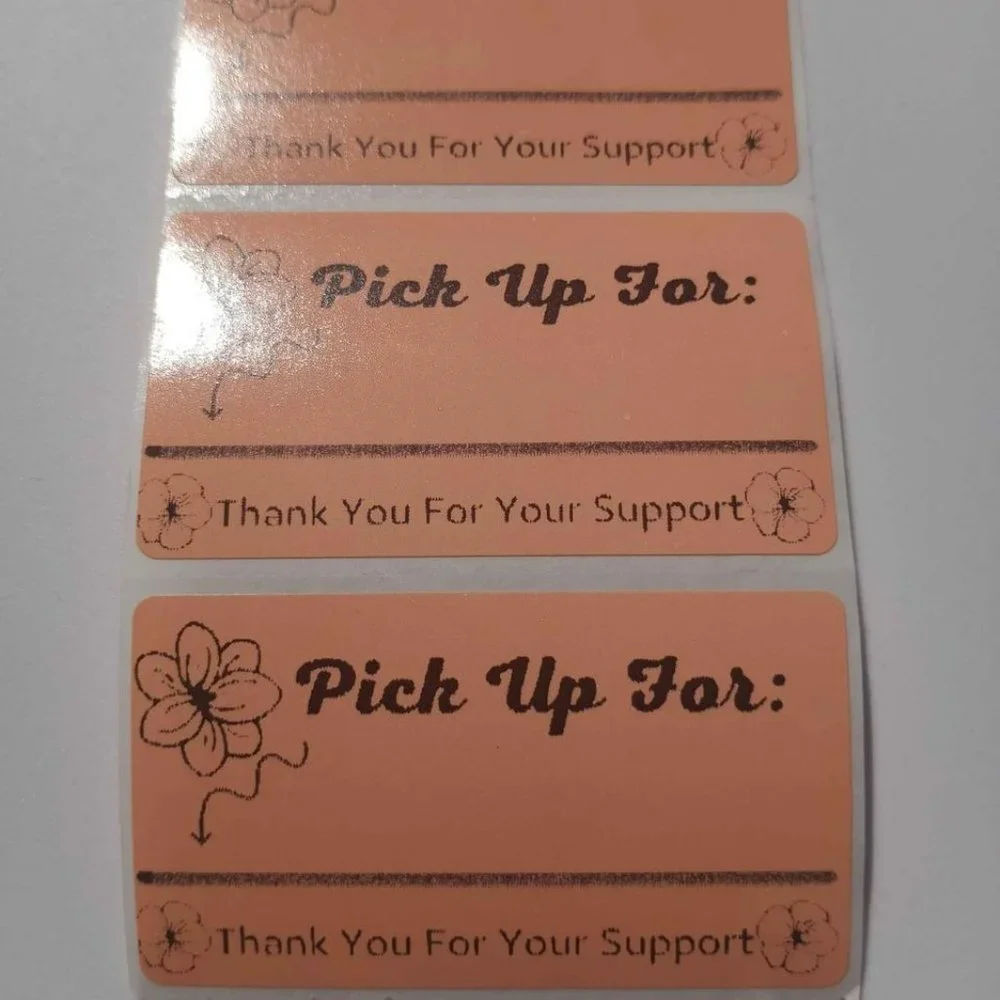 💙100 Pick Up Thank You- Shipping Labels Thermal Packaging Stickers 2.25